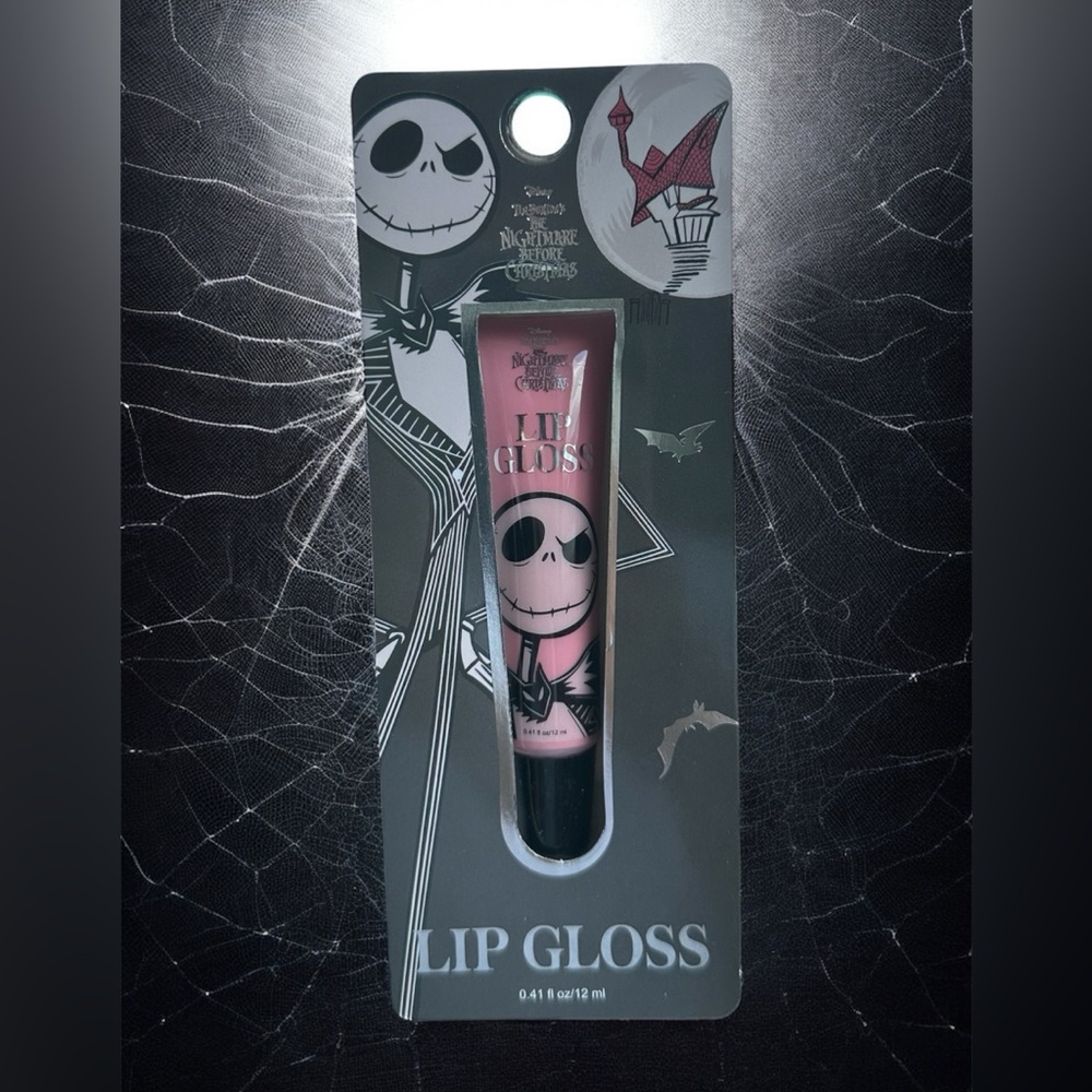 DISNEY NWT Nightmare Before Christmas Pink Lip Gloss - Picture 1 of 2